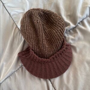 Brown Knit Beanie